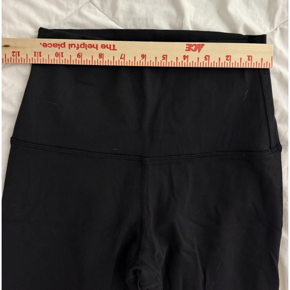 Lululemon Wunder Under Leggings 28" Black Size 6 - Picture 5 of 8